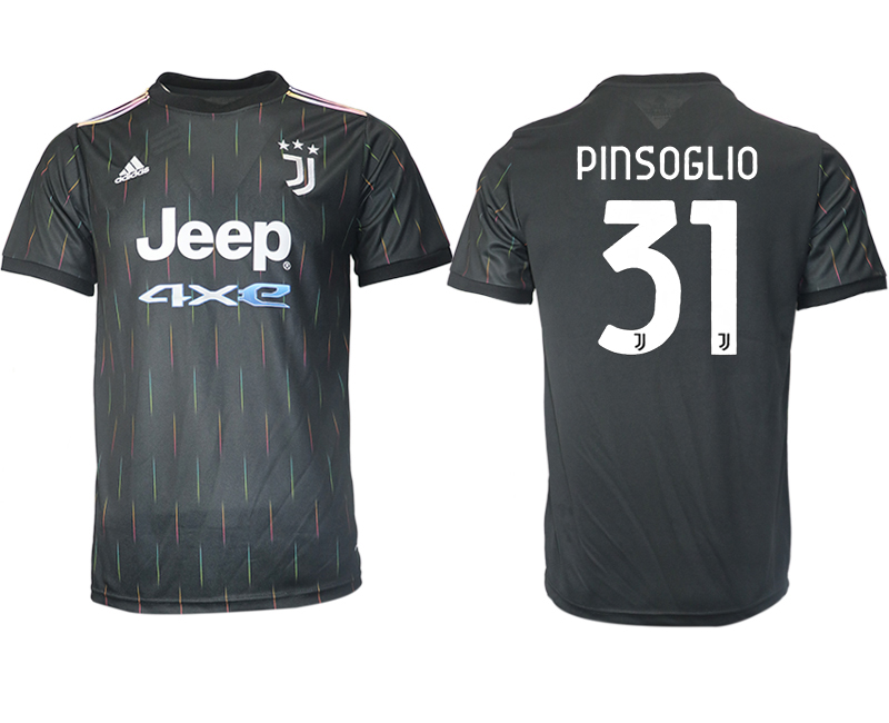 Men 2021-2022 Club Juventus away aaa version black #31 Soccer Jersey->chelsea jersey->Soccer Club Jersey